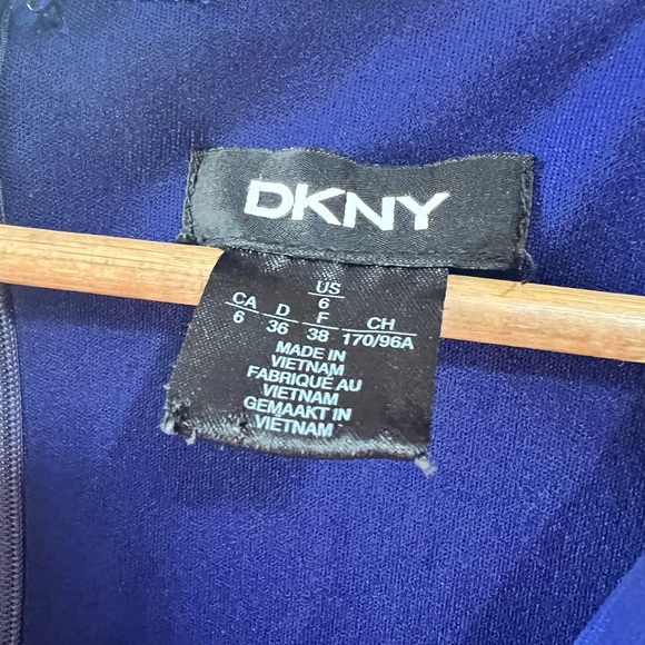 DKNY DARK BLUE DRESS. SIZE 6. USED. - Picture 9 of 9